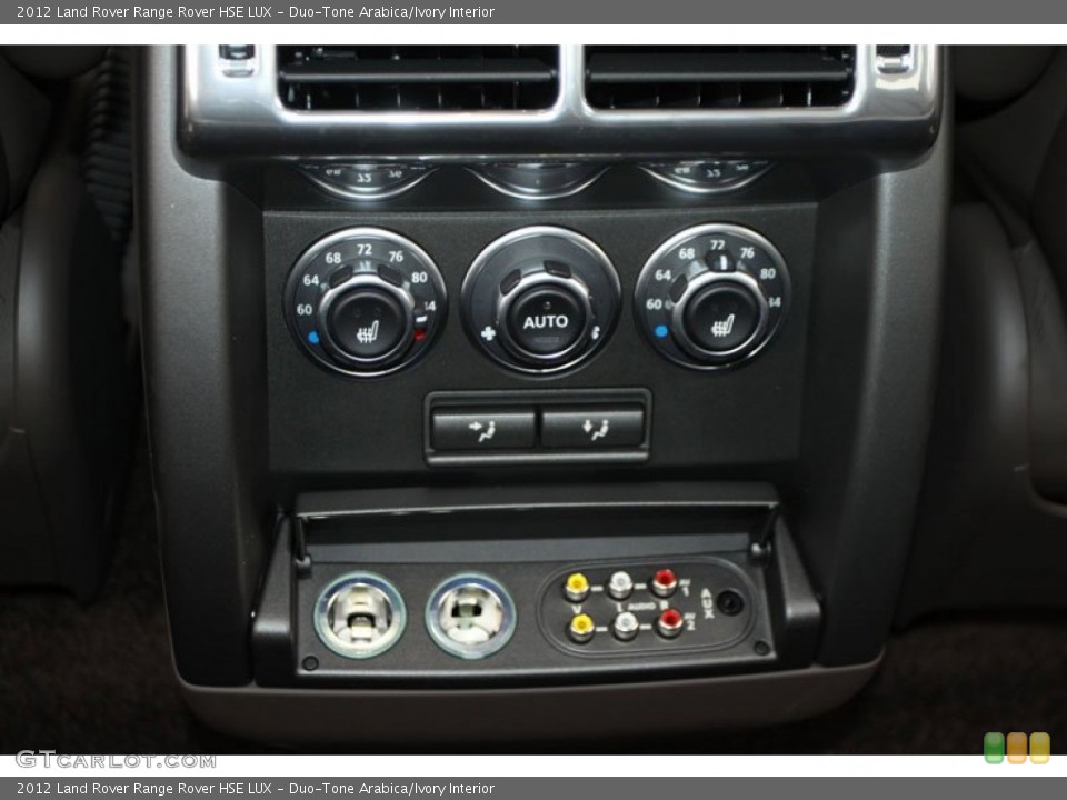 Duo-Tone Arabica/Ivory Interior Controls for the 2012 Land Rover Range Rover HSE LUX #62247868