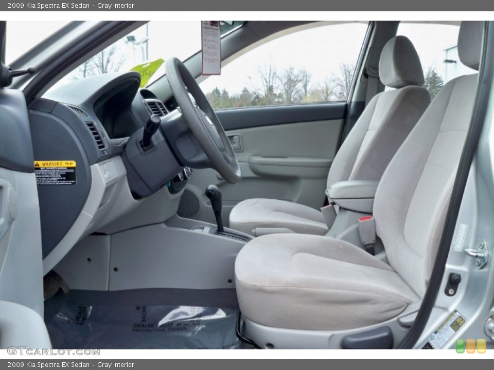 Gray Interior Photo for the 2009 Kia Spectra EX Sedan #62249251