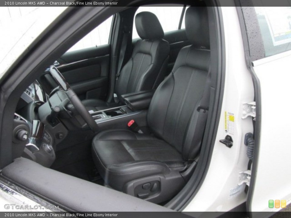 Charcoal Black/Fine Line Ebony Interior Photo for the 2010 Lincoln MKS AWD #62250676