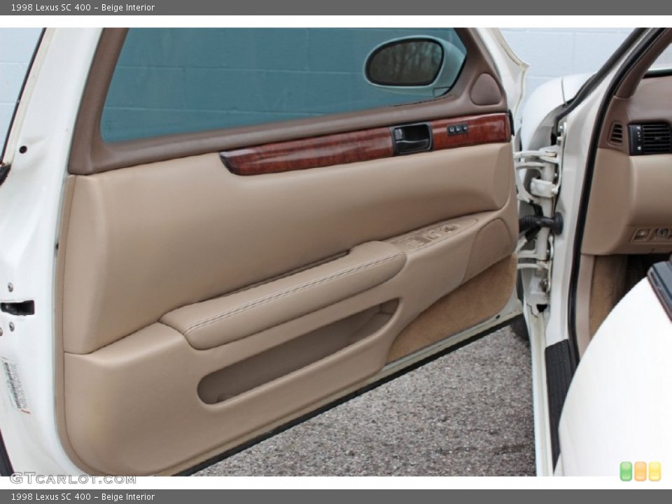 Beige Interior Door Panel for the 1998 Lexus SC 400 #62250835