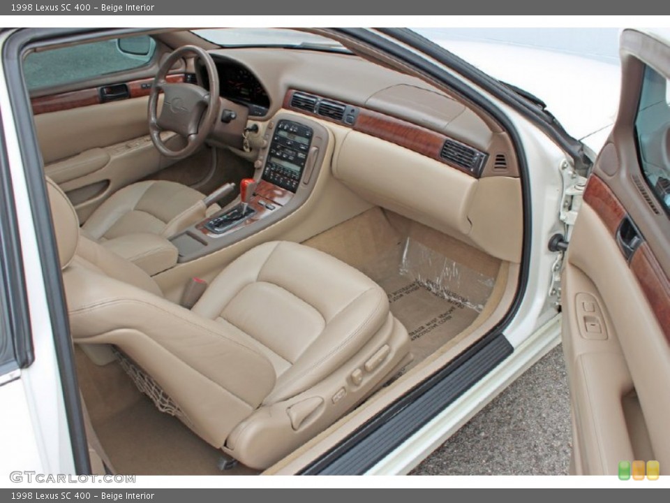Beige Interior Photo for the 1998 Lexus SC 400 #62250901