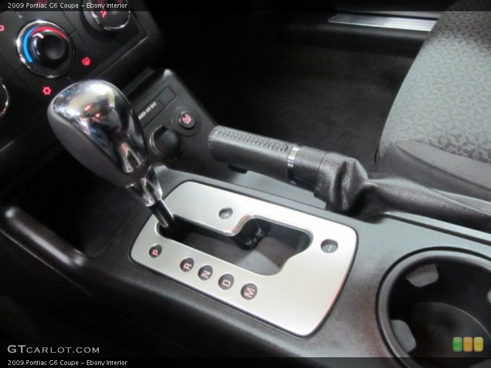 Ebony Interior Transmission for the 2009 Pontiac G6 Coupe #62251249