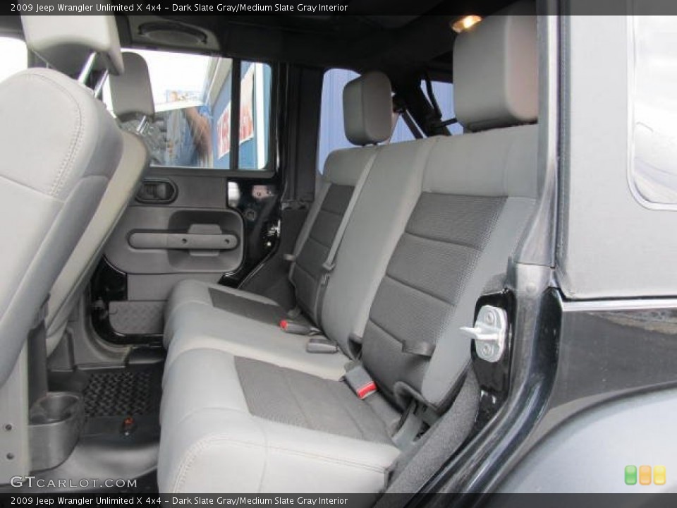 Dark Slate Gray/Medium Slate Gray Interior Photo for the 2009 Jeep Wrangler Unlimited X 4x4 #62252646