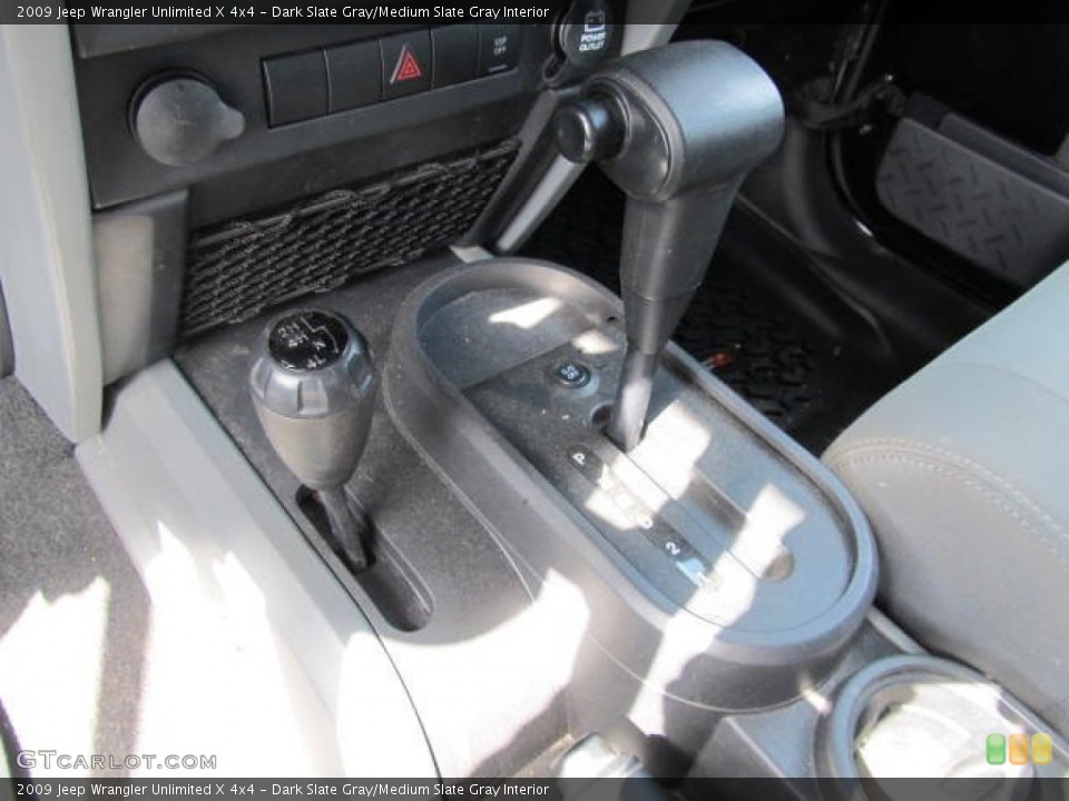 Dark Slate Gray/Medium Slate Gray Interior Transmission for the 2009 Jeep Wrangler Unlimited X 4x4 #62252673