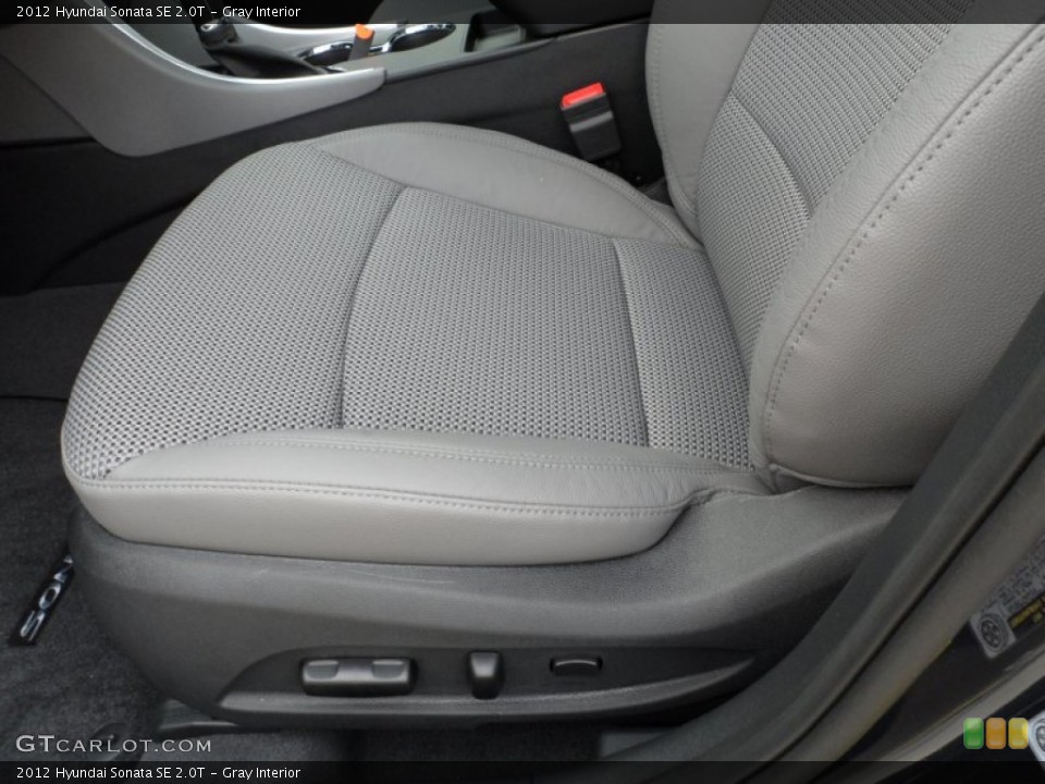 Gray Interior Front Seat for the 2012 Hyundai Sonata SE 2.0T #62252770