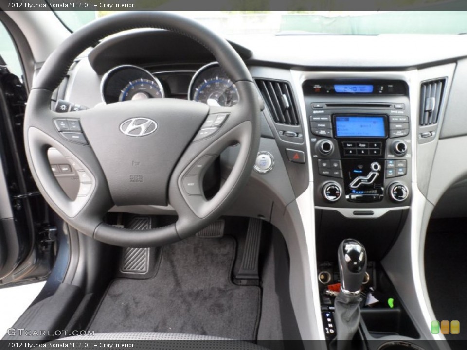 Gray Interior Dashboard for the 2012 Hyundai Sonata SE 2.0T #62252782