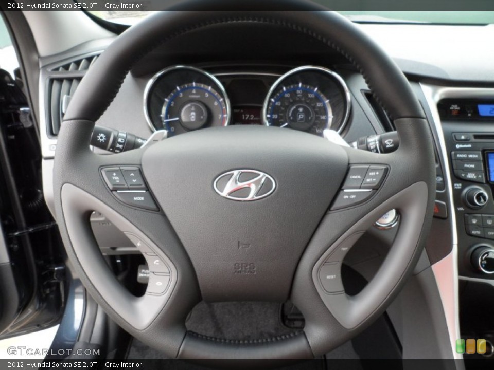 Gray Interior Steering Wheel for the 2012 Hyundai Sonata SE 2.0T #62252821