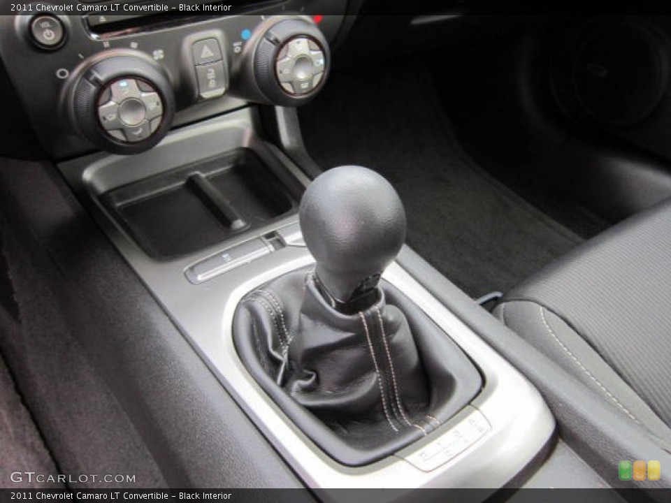 Black Interior Transmission for the 2011 Chevrolet Camaro LT Convertible #62253378