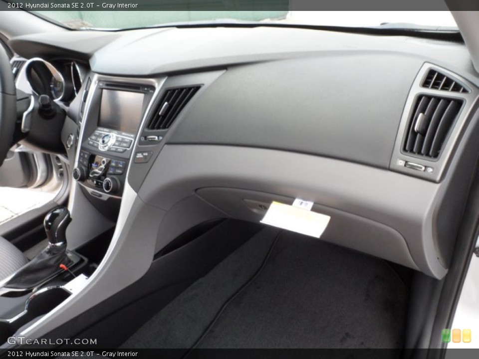Gray Interior Dashboard for the 2012 Hyundai Sonata SE 2.0T #62253660
