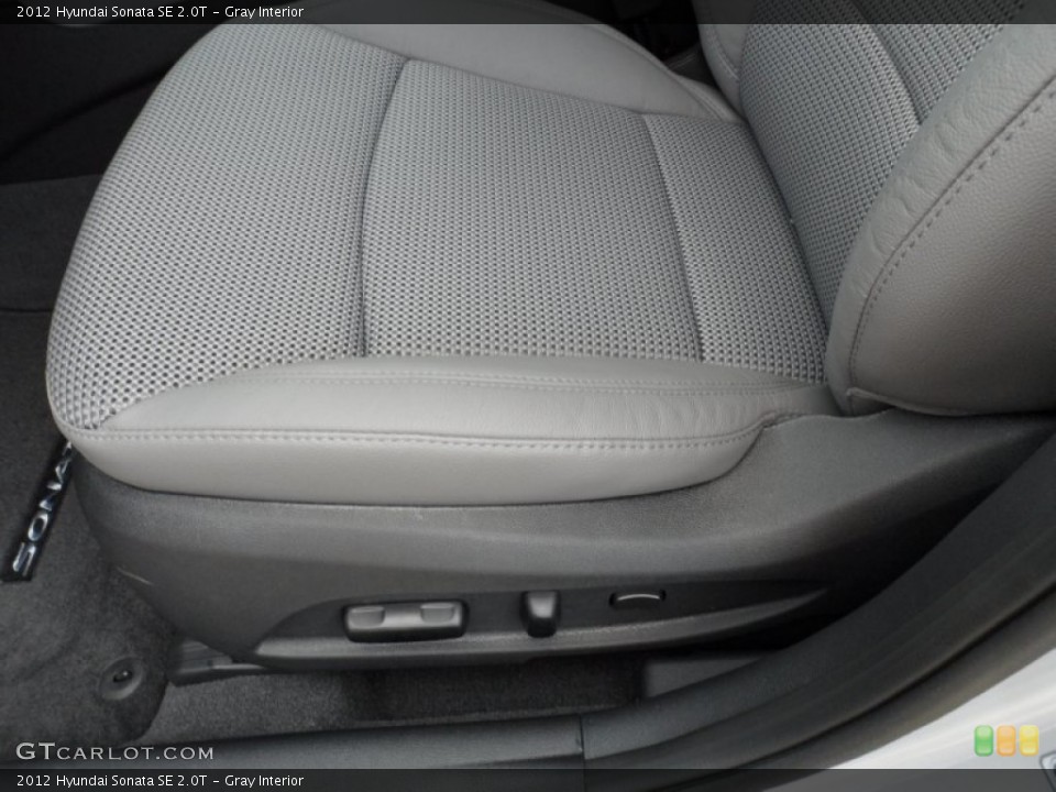 Gray Interior Front Seat for the 2012 Hyundai Sonata SE 2.0T #62253730
