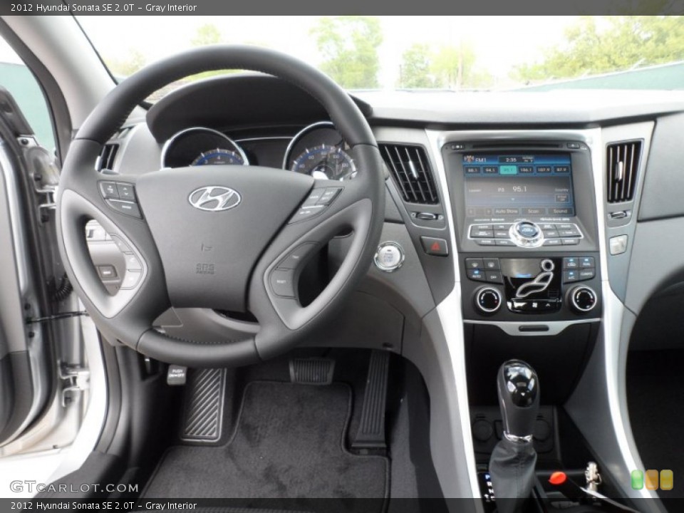 Gray Interior Dashboard for the 2012 Hyundai Sonata SE 2.0T #62253754