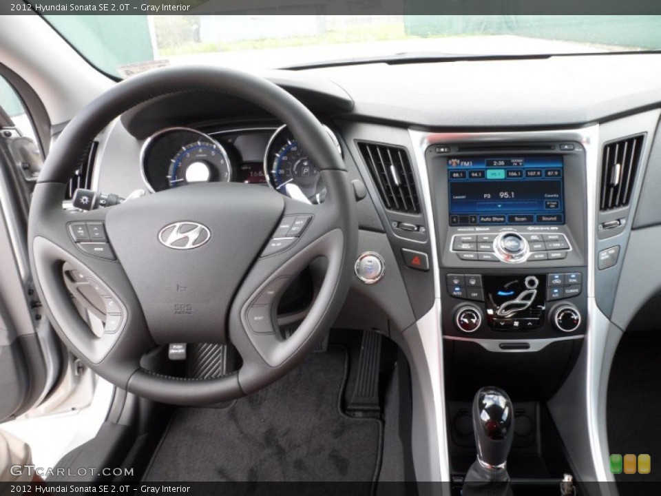 Gray Interior Dashboard for the 2012 Hyundai Sonata SE 2.0T #62253763