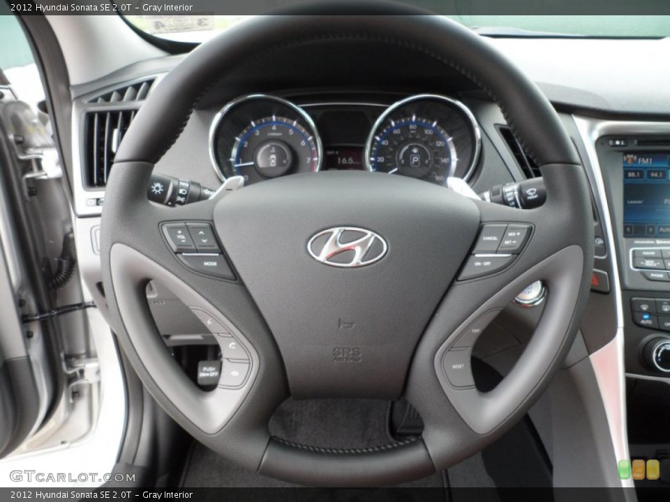 Gray Interior Steering Wheel for the 2012 Hyundai Sonata SE 2.0T #62253808