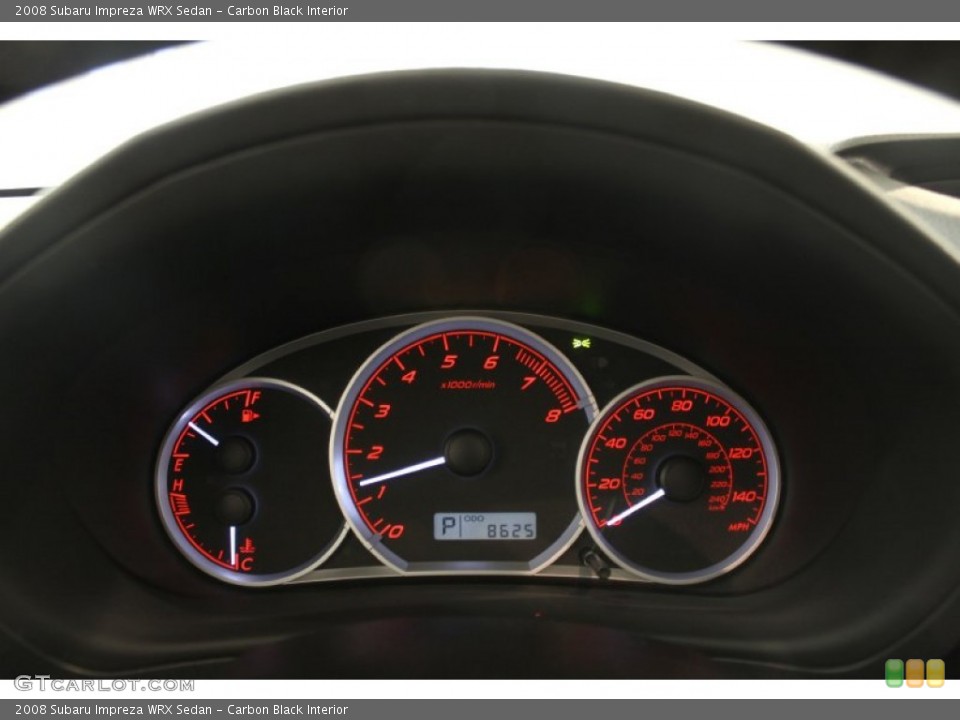 Carbon Black Interior Gauges for the 2008 Subaru Impreza WRX Sedan #62254783
