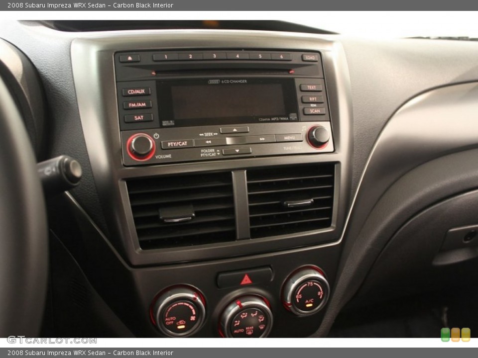 Carbon Black Interior Controls for the 2008 Subaru Impreza WRX Sedan #62254799