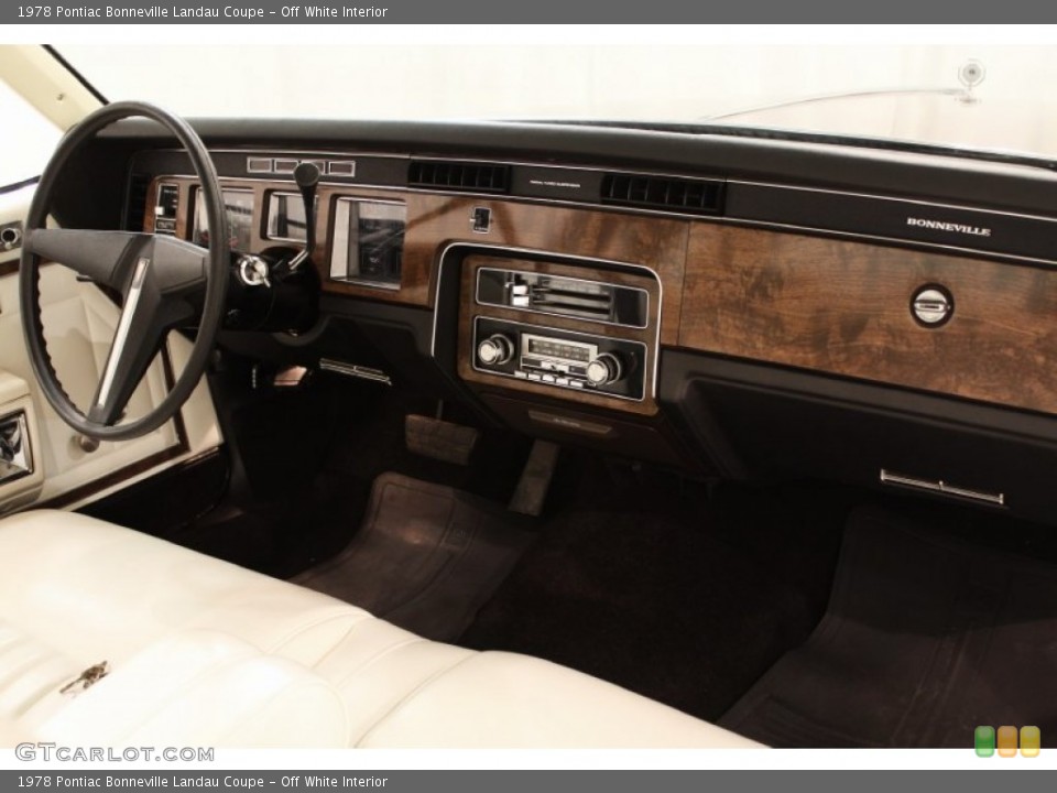 Off White Interior Dashboard for the 1978 Pontiac Bonneville Landau Coupe #62256928