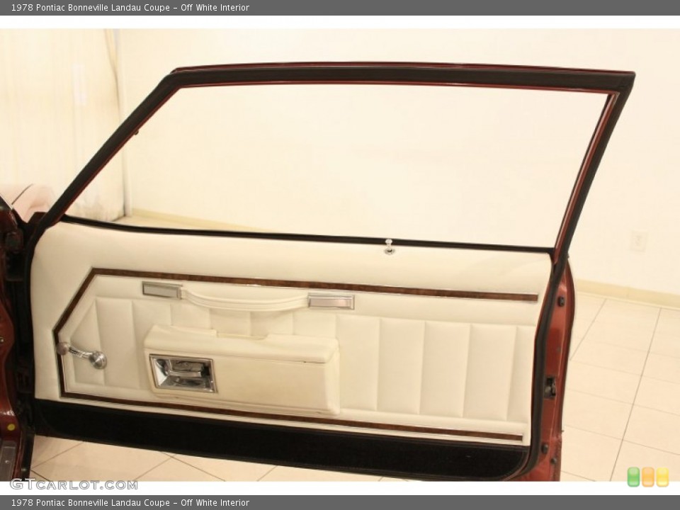 Off White Interior Door Panel for the 1978 Pontiac Bonneville Landau Coupe #62256937