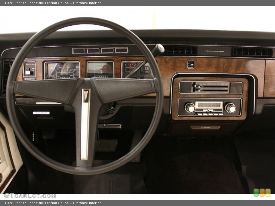 Off White Interior Dashboard for the 1978 Pontiac Bonneville Landau Coupe #62256970