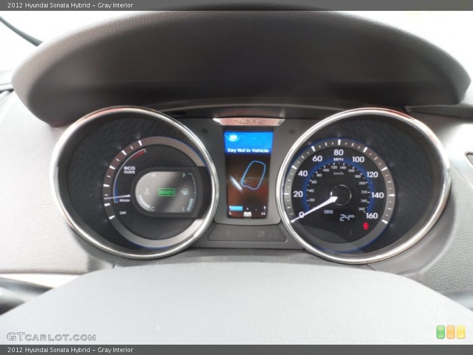 Gray Interior Gauges for the 2012 Hyundai Sonata Hybrid #62256976