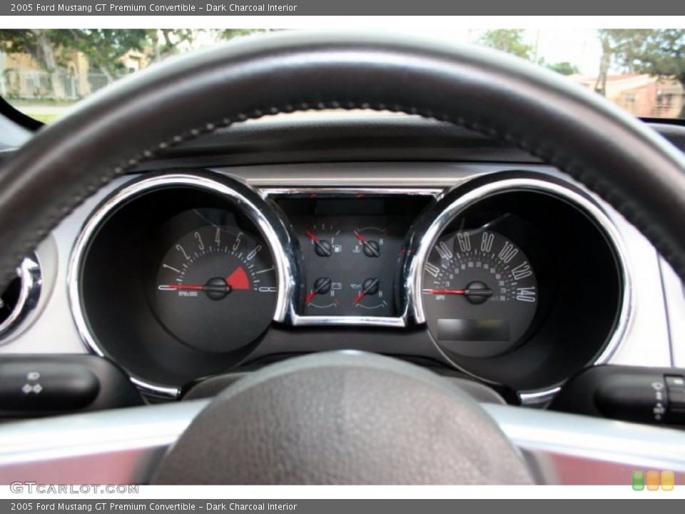 Dark Charcoal Interior Gauges for the 2005 Ford Mustang GT Premium Convertible #62258171