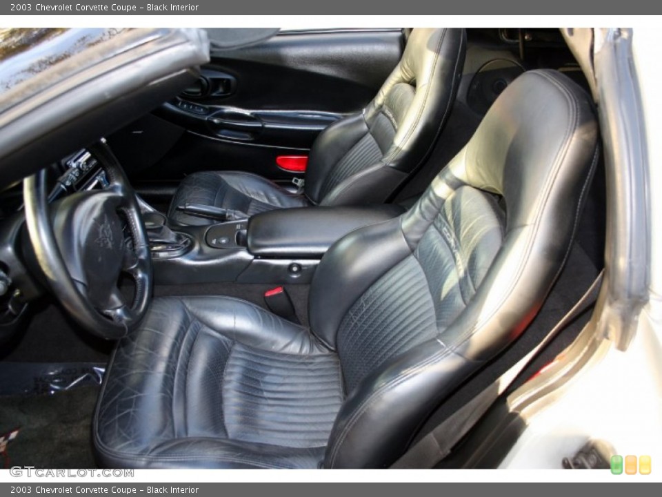 Black Interior Photo for the 2003 Chevrolet Corvette Coupe #62258839