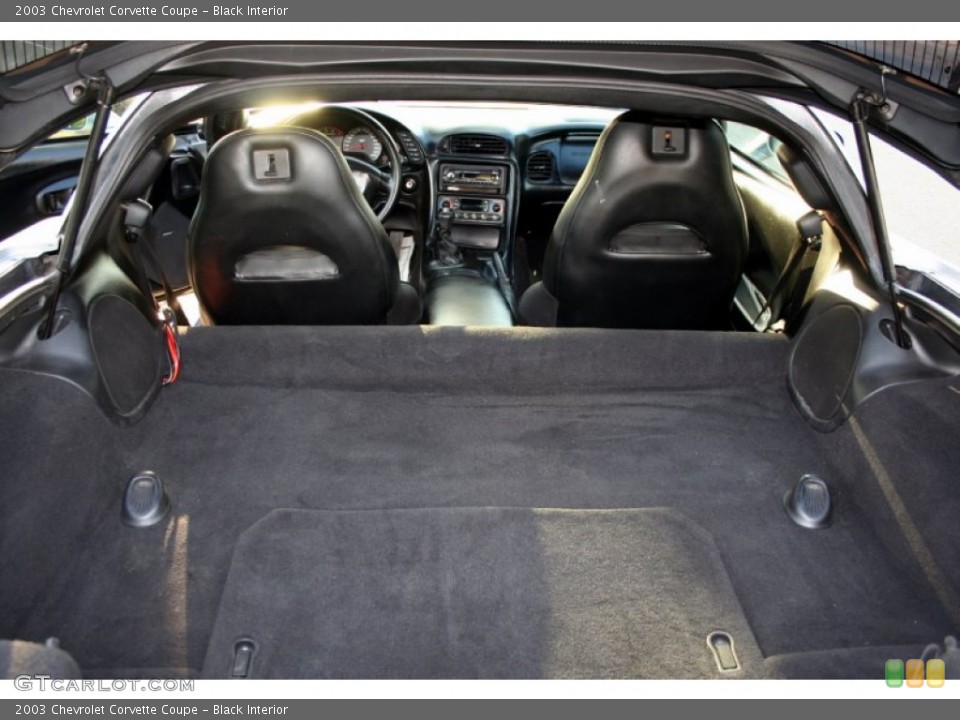 Black Interior Trunk for the 2003 Chevrolet Corvette Coupe #62259035