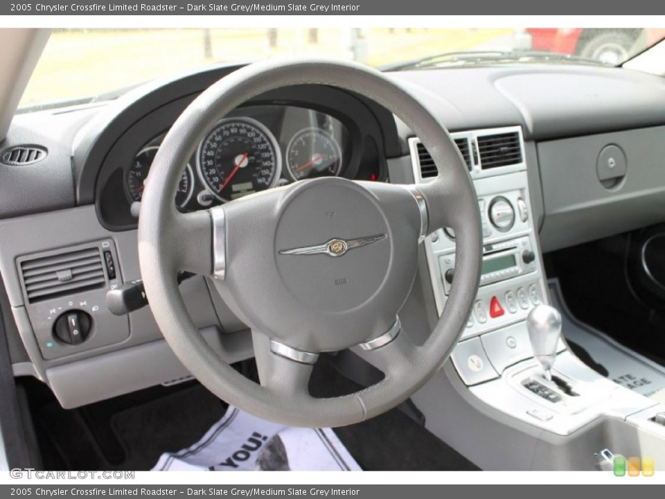 Dark Slate Grey/Medium Slate Grey Interior Steering Wheel for the 2005 Chrysler Crossfire Limited Roadster #62259041