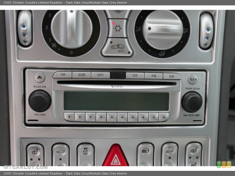 Dark Slate Grey/Medium Slate Grey Interior Audio System for the 2005 Chrysler Crossfire Limited Roadster #62259086