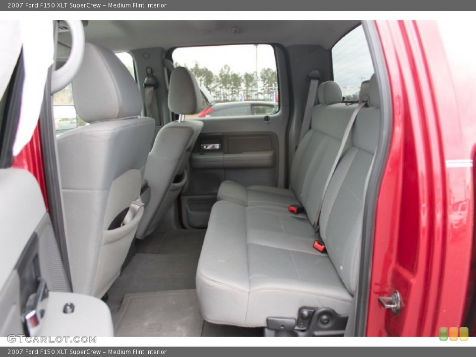 Medium Flint Interior Rear Seat for the 2007 Ford F150 XLT SuperCrew #62261188