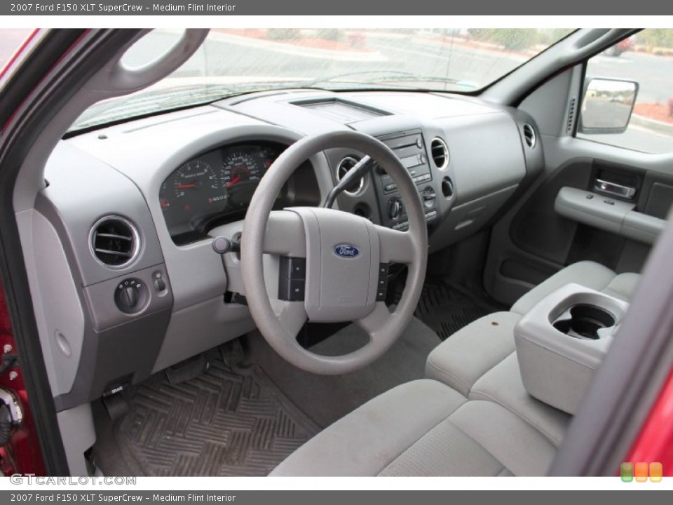 Medium Flint Interior Prime Interior for the 2007 Ford F150 XLT SuperCrew #62261264