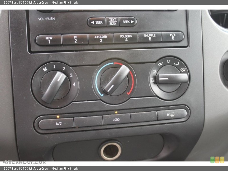 Medium Flint Interior Controls for the 2007 Ford F150 XLT SuperCrew #62261311