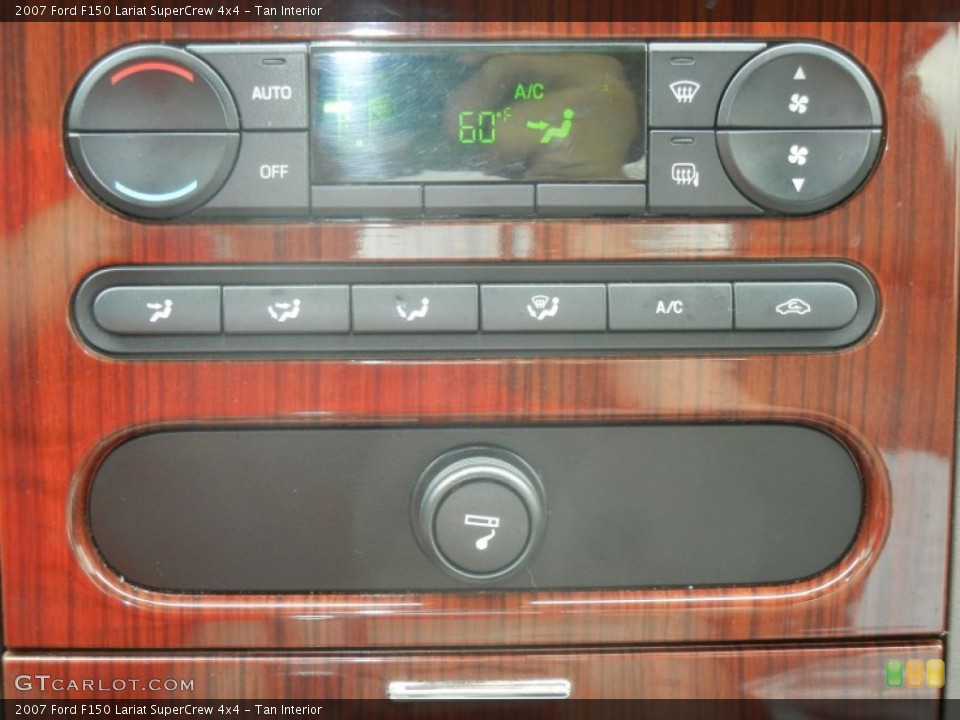 Tan Interior Controls for the 2007 Ford F150 Lariat SuperCrew 4x4 #62262598