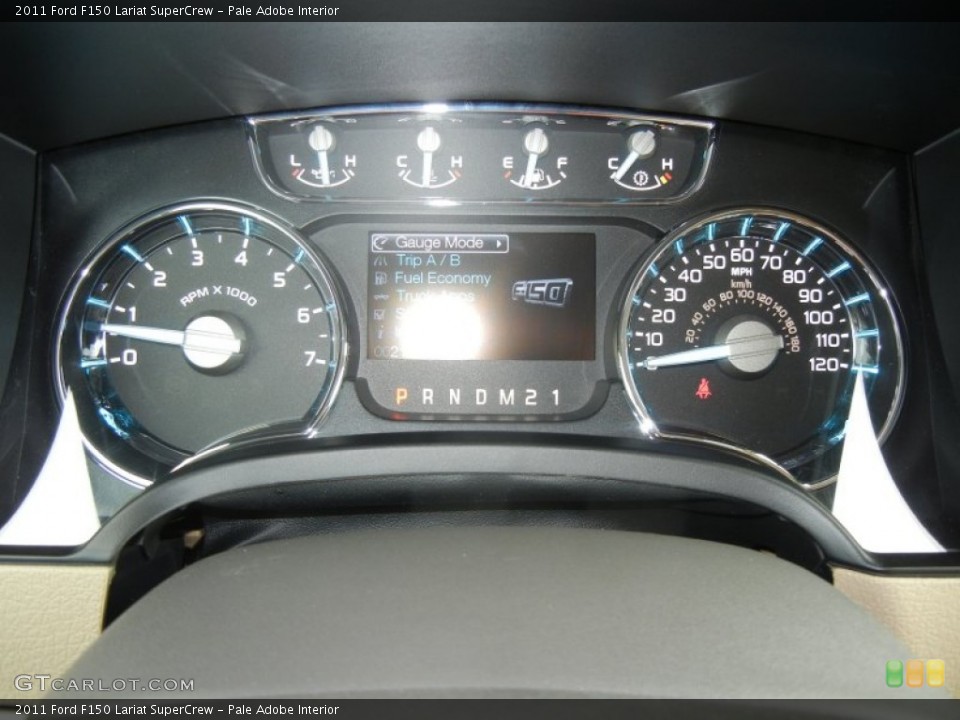 Pale Adobe Interior Gauges for the 2011 Ford F150 Lariat SuperCrew #62263465