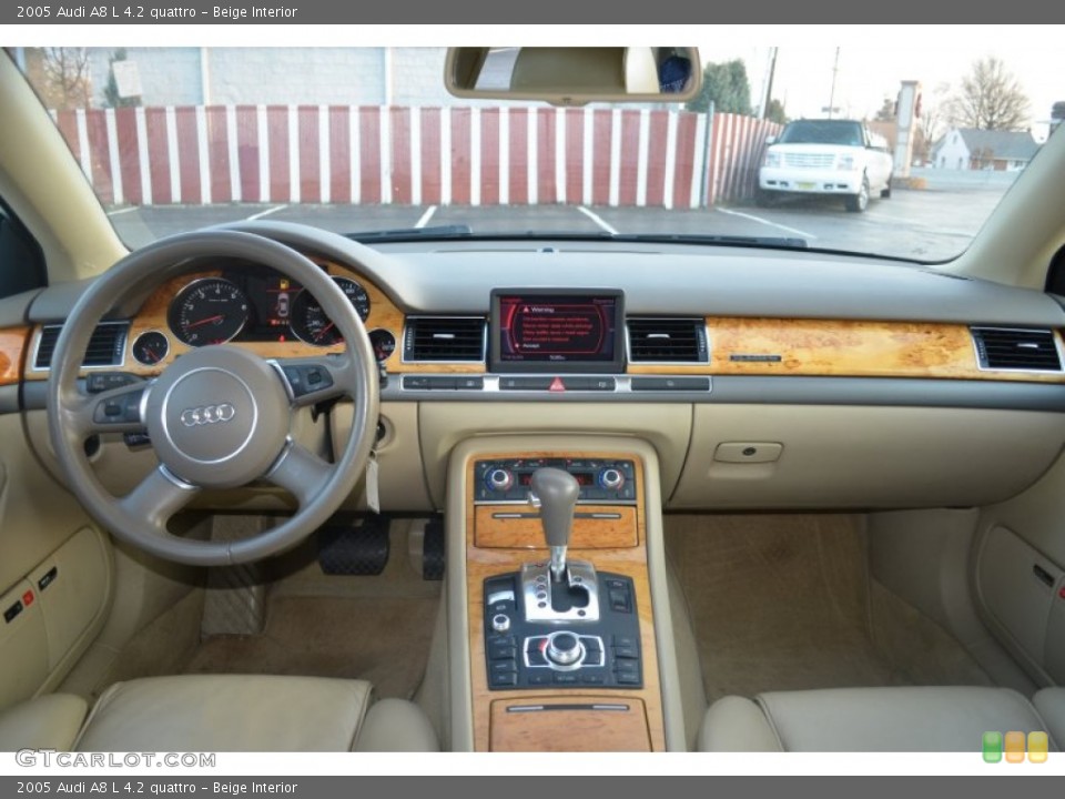 Beige Interior Dashboard for the 2005 Audi A8 L 4.2 quattro #62264194