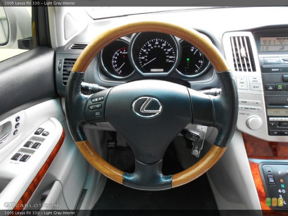 Light Gray Interior Steering Wheel for the 2005 Lexus RX 330 #62264271