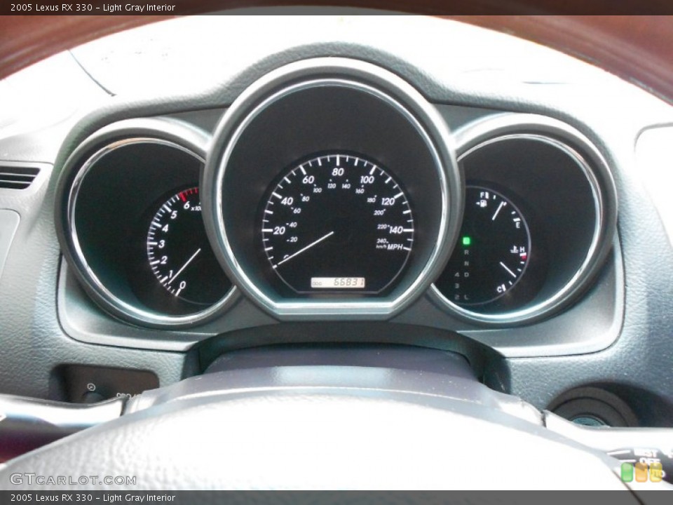 Light Gray Interior Gauges for the 2005 Lexus RX 330 #62264320