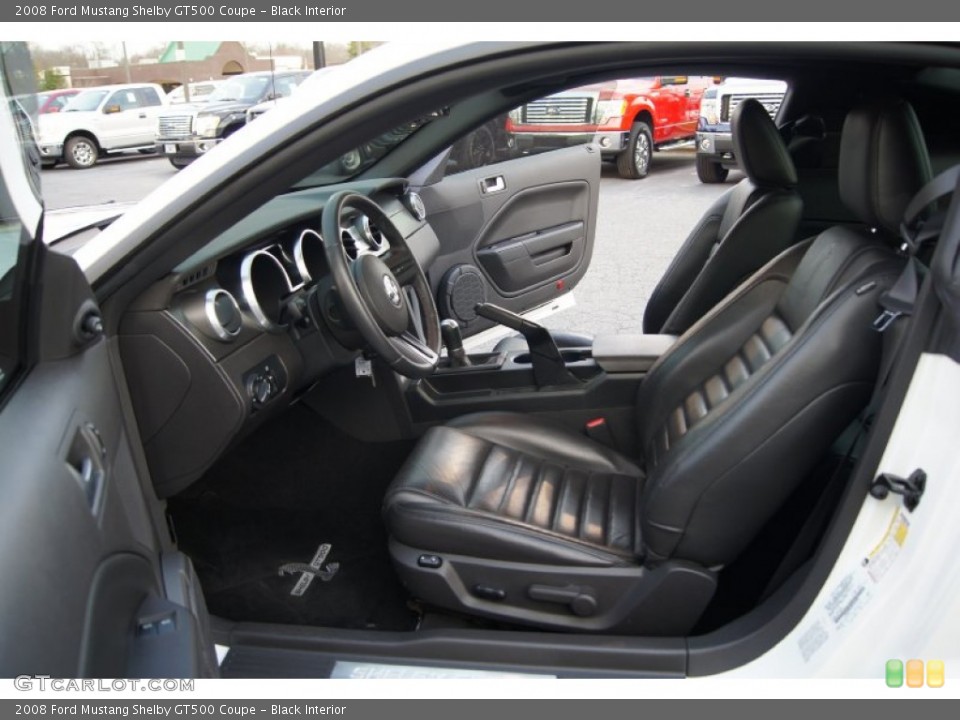 Black Interior Photo for the 2008 Ford Mustang Shelby GT500 Coupe #62266438