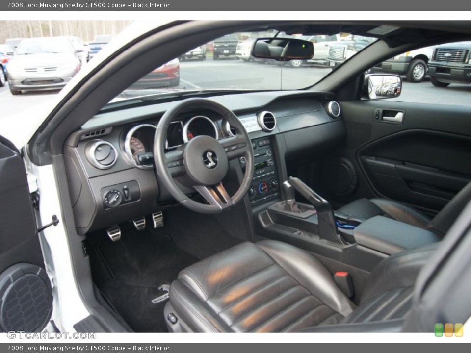 Black Interior Photo for the 2008 Ford Mustang Shelby GT500 Coupe #62266567