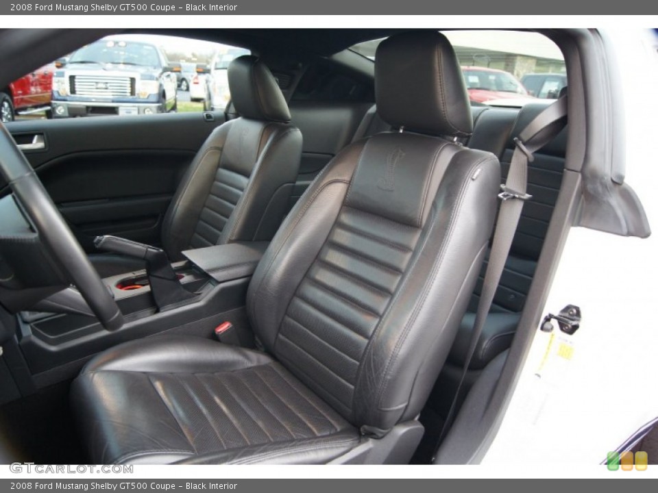 Black Interior Photo for the 2008 Ford Mustang Shelby GT500 Coupe #62266708