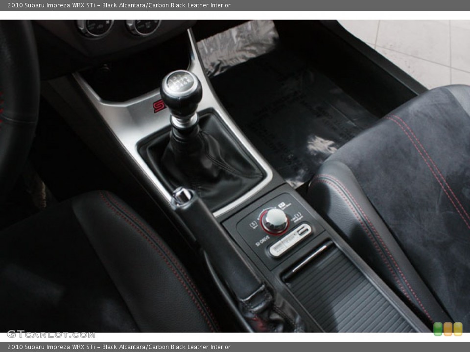 Black Alcantara/Carbon Black Leather Interior Transmission for the 2010 Subaru Impreza WRX STi #62267338