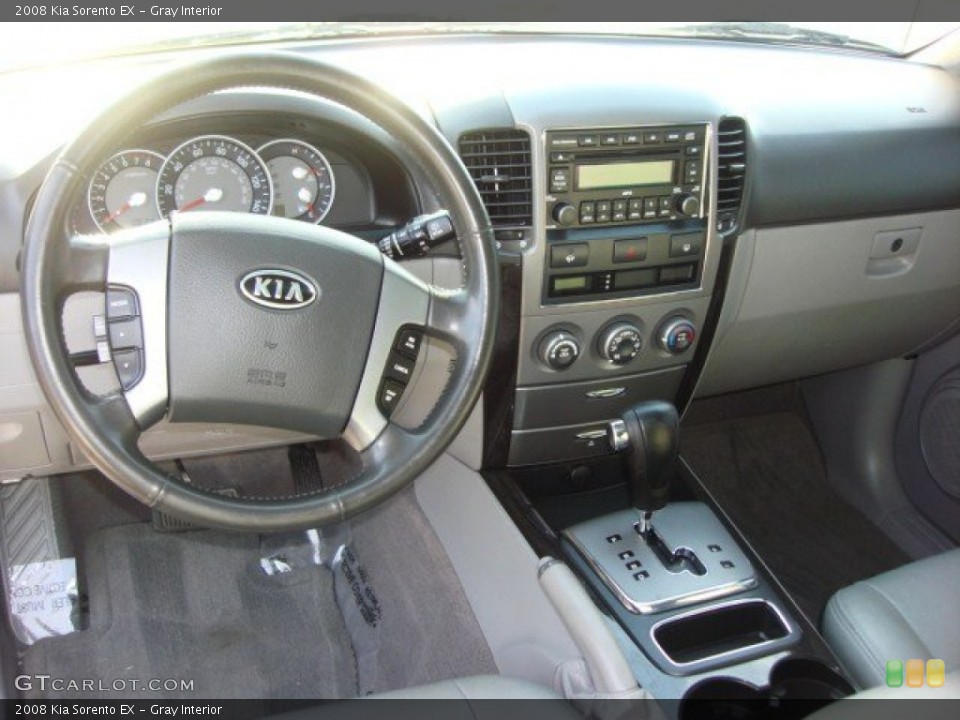 Gray Interior Dashboard for the 2008 Kia Sorento EX #62269396