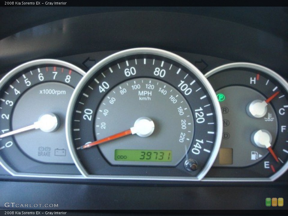 Gray Interior Gauges for the 2008 Kia Sorento EX #62269456