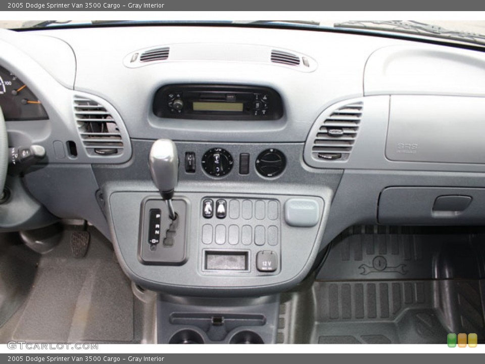 Gray Interior Controls for the 2005 Dodge Sprinter Van 3500 Cargo #62270281