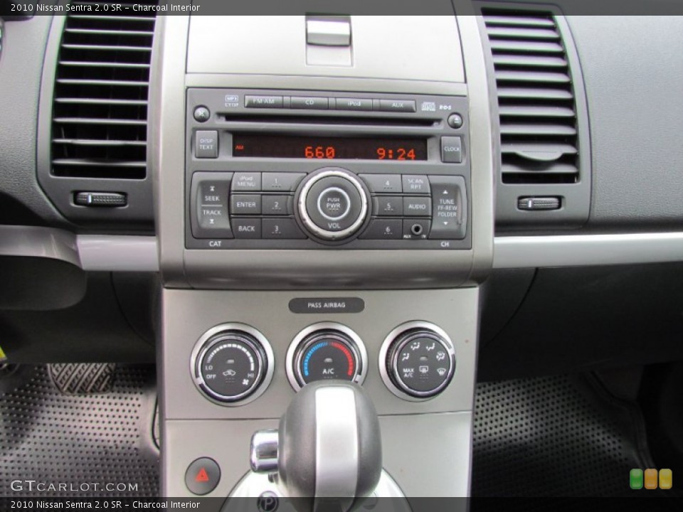 Charcoal Interior Controls for the 2010 Nissan Sentra 2.0 SR #62271460