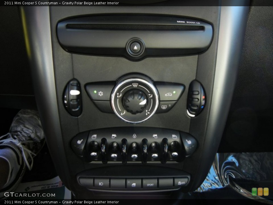 Gravity Polar Beige Leather Interior Controls for the 2011 Mini Cooper S Countryman #62272393