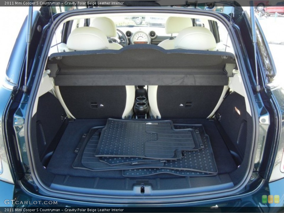 Gravity Polar Beige Leather Interior Trunk for the 2011 Mini Cooper S Countryman #62272420