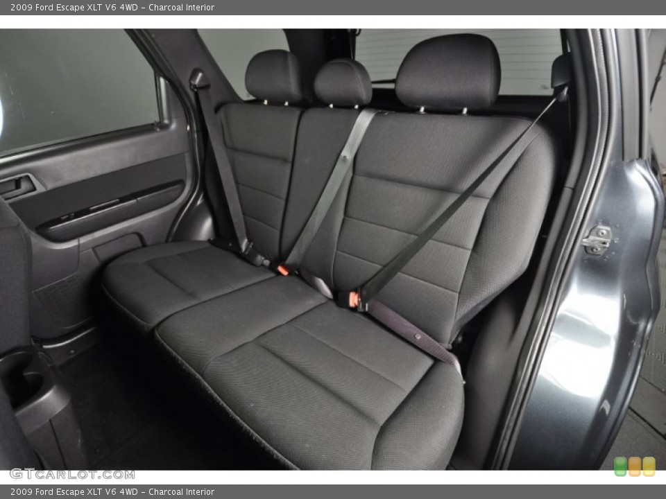 Charcoal Interior Rear Seat for the 2009 Ford Escape XLT V6 4WD #62275549