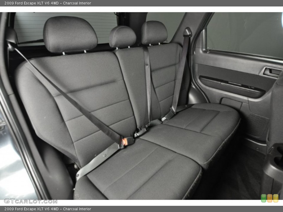 Charcoal Interior Rear Seat for the 2009 Ford Escape XLT V6 4WD #62275580
