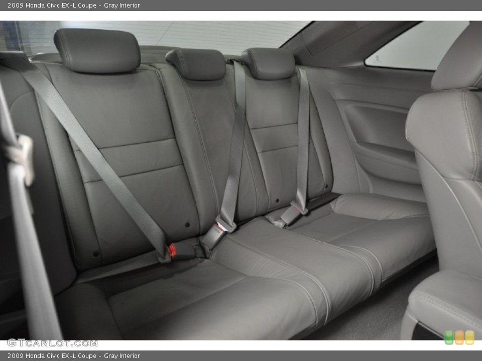 Gray Interior Photo for the 2009 Honda Civic EX-L Coupe #62275897