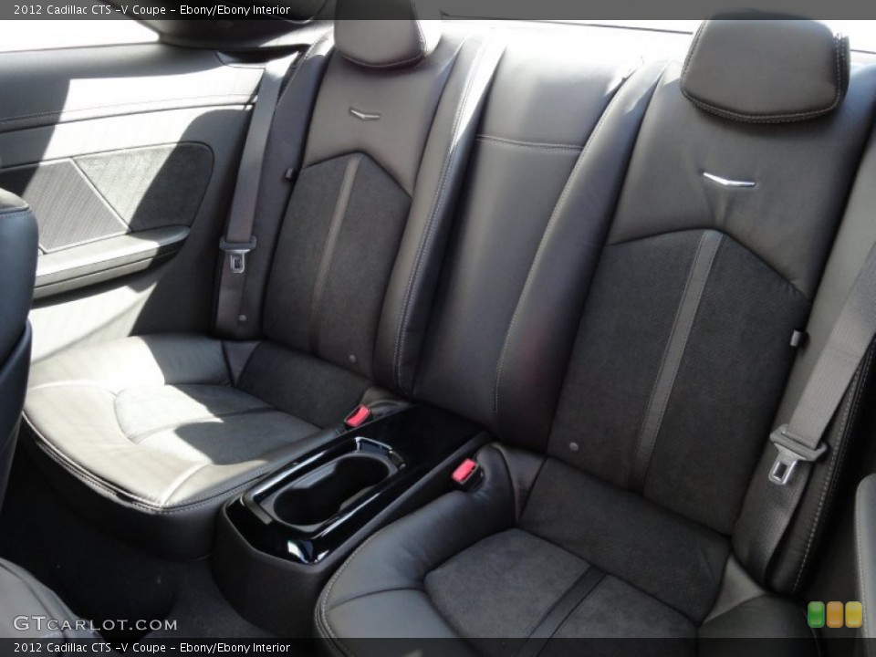 Ebony/Ebony Interior Rear Seat for the 2012 Cadillac CTS -V Coupe #62277064